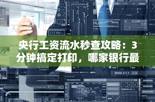 央行工资流水秒查攻略:3分钟搞定打印,哪家银行最快?