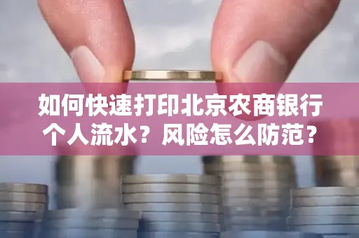 如何快速打印北京农商银行个人流水？风险怎么防范？