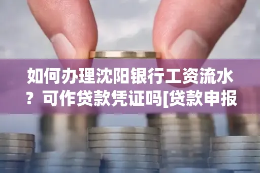 如何办理沈阳银行工资流水？可作贷款凭证吗[贷款申报必见]