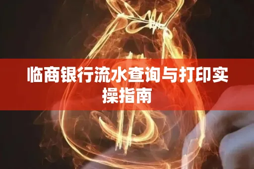 临商银行流水查询与打印实操指南