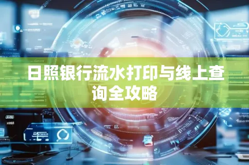 日照银行流水打印与线上查询全攻略