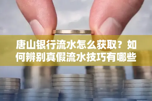 唐山银行流水怎么获取?如何辨别真假流水技巧有哪些?