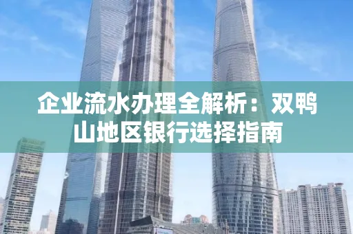 企业流水办理全解析:双鸭山地区银行选择指南