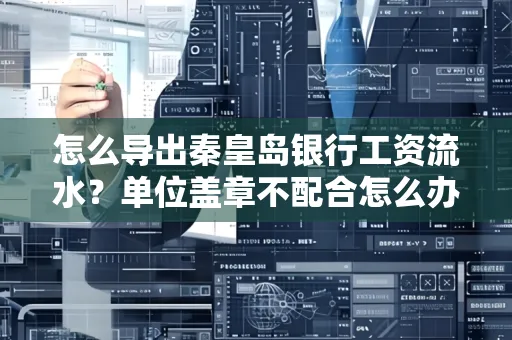 怎么导出秦皇岛银行工资流水?单位盖章不配合怎么办?
