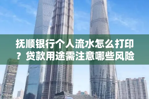 抚顺银行个人流水怎么打印?贷款用途需注意哪些风险?